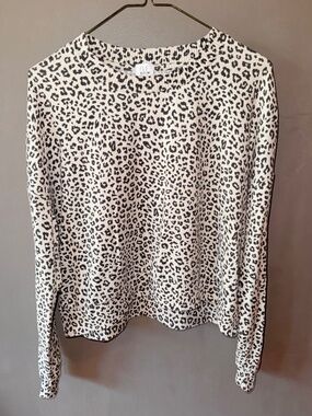 'Garage' Leopard-Print Long-Sleeved Shirt